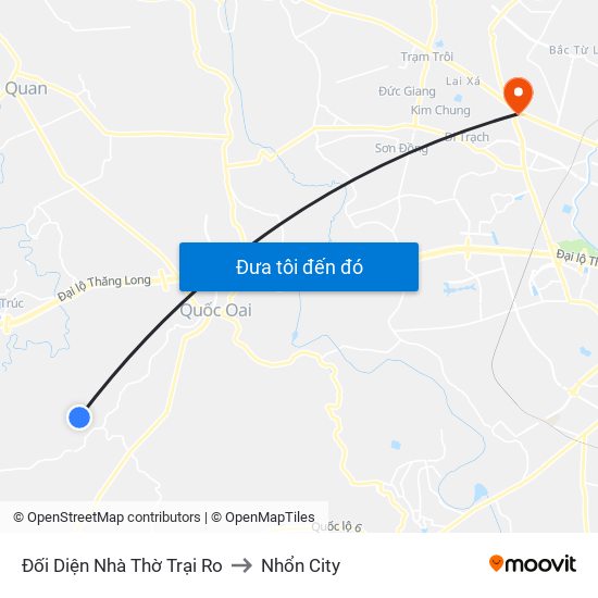 Đối Diện Nhà Thờ Trại Ro to Nhổn City map