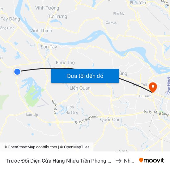 Trước Đối Diện Cửa Hàng Nhựa Tiền Phong Minh Sáu, Thôn Xuân Hà, Vân Hòa, Đt87 to Nhổn City map