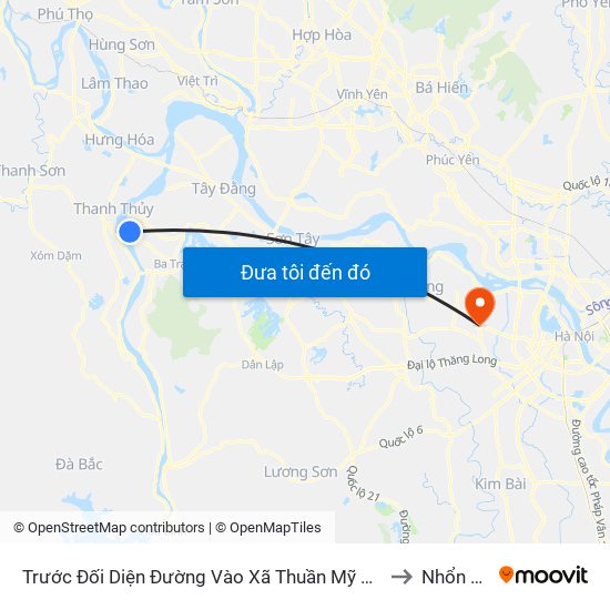 Trước Đối Diện Đường Vào Xã Thuần Mỹ 20m, Ba Vì to Nhổn City map