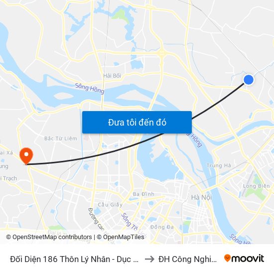 Đối Diện 186 Thôn Lý Nhân - Dục Tú to ĐH Công Nghiệp map