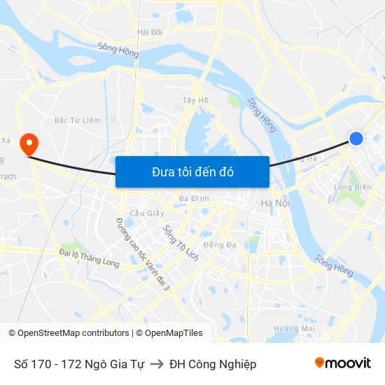 Số 170 - 172 Ngô Gia Tự to ĐH Công Nghiệp map