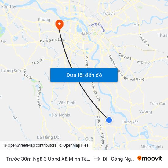 Trước 30m Ngã 3 Ubnd Xã Minh Tân - Dt428 to ĐH Công Nghiệp map