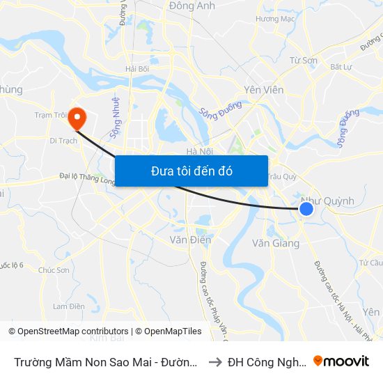 Trường Mầm Non Sao Mai - Đường 179 to ĐH Công Nghiệp map