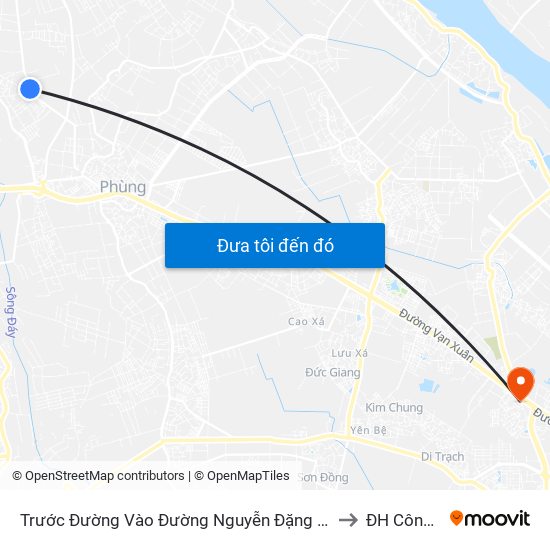 Trước Đường Vào Đường Nguyễn Đặng Phi - Khu Di Tích Đá La Thạch to ĐH Công Nghiệp map