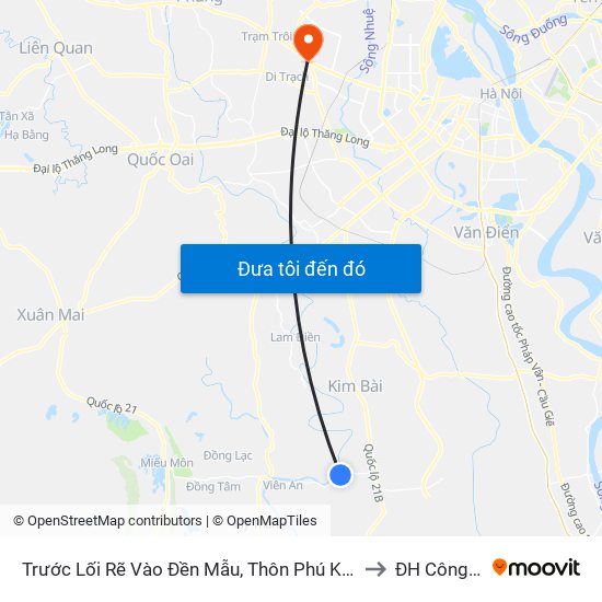 Trước Lối Rẽ Vào Đền Mẫu, Thôn Phú Khang 80m - Tỉnh Lộ 429 to ĐH Công Nghiệp map