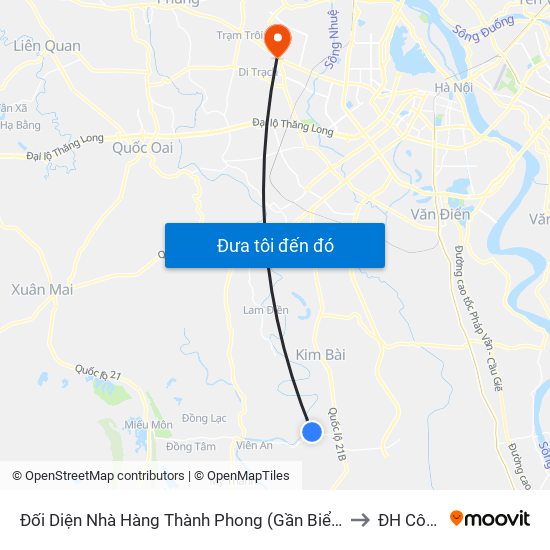 Đối Diện Nhà Hàng Thành Phong (Gần Biển Báo Chỉ Dẫn Hướng Đi Vác) - Tỉnh Lộ 429 to ĐH Công Nghiệp map