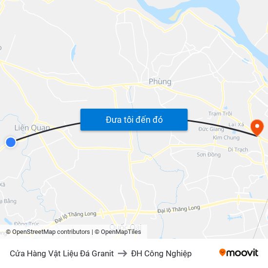 Cửa Hàng Vật Liệu Đá Granit to ĐH Công Nghiệp map