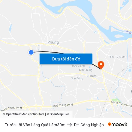 Trước Lối Vào Làng Quế Lâm30m to ĐH Công Nghiệp map