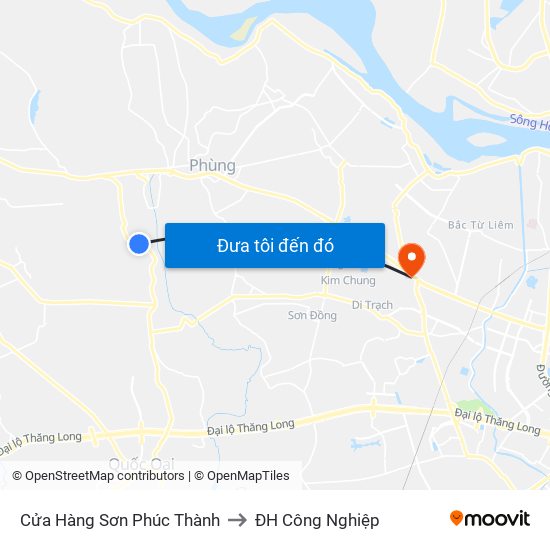 Cửa Hàng Sơn Phúc Thành to ĐH Công Nghiệp map