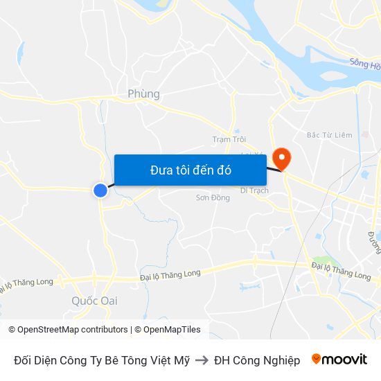 Đối Diện Công Ty Bê Tông Việt Mỹ to ĐH Công Nghiệp map