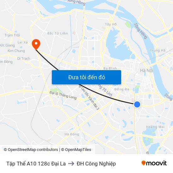 Tập Thể A10 128c Đại La to ĐH Công Nghiệp map