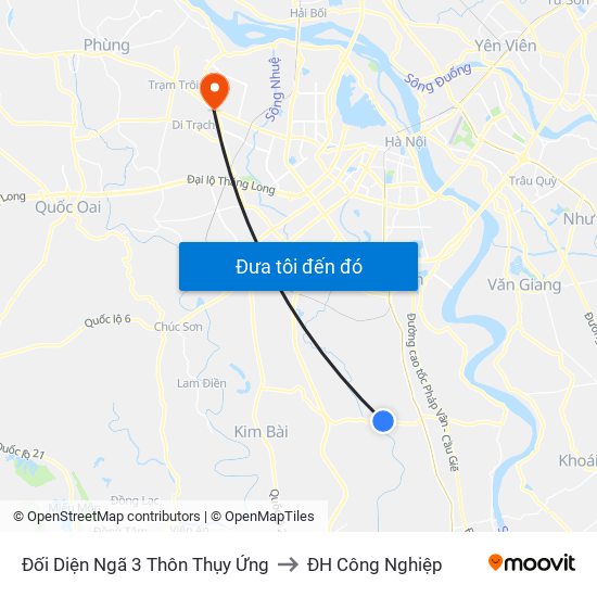 Đối Diện Ngã 3 Thôn Thụy Ứng to ĐH Công Nghiệp map