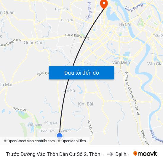 Trước Đường Vào Thôn Dân Cư Số 2, Thôn Vĩnh Xương Thượng, Xã Mỹ Thành Khoảng 50m to Đại học Nội vụ map