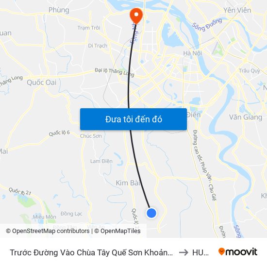Trước Đường Vào Chùa Tây Quế Sơn Khoảng 50m to HUMG map