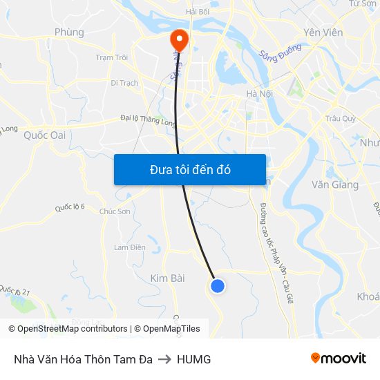 Nhà Văn Hóa Thôn Tam Đa to HUMG map