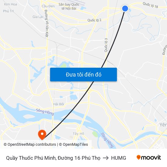 Quầy Thuốc Phú Minh, Đường 16 Phú Thọ to HUMG map