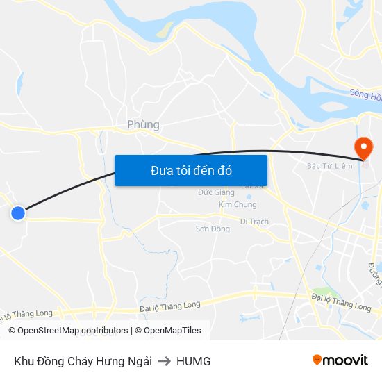 Khu Đồng Cháy Hưng Ngải to HUMG map