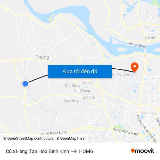 Cửa Hàng Tạp Hóa Bình Kinh to HUMG map