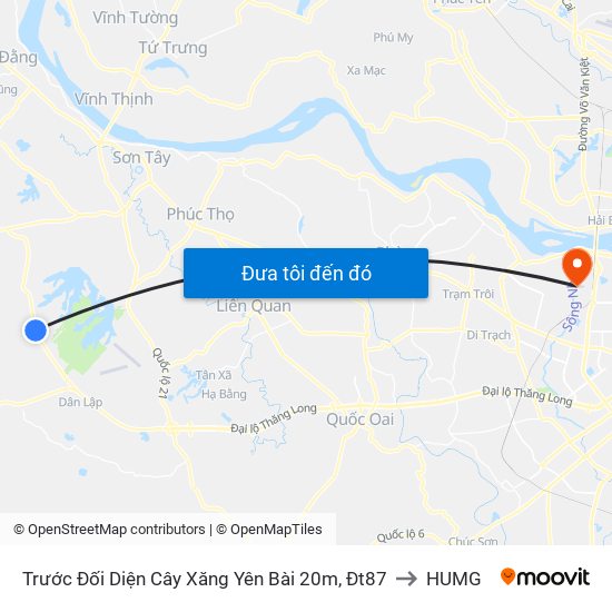 Trước Đối Diện Cây Xăng Yên Bài 20m, Đt87 to HUMG map