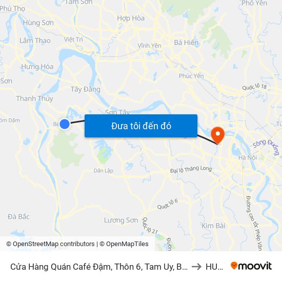 Đối Diện Cửa Hàng Sửa Chữa Ô Tô Xe Máy Hồng Sơn, Thôn 6, Tam Uy, Ba Trại, Ba Vì to HUMG map