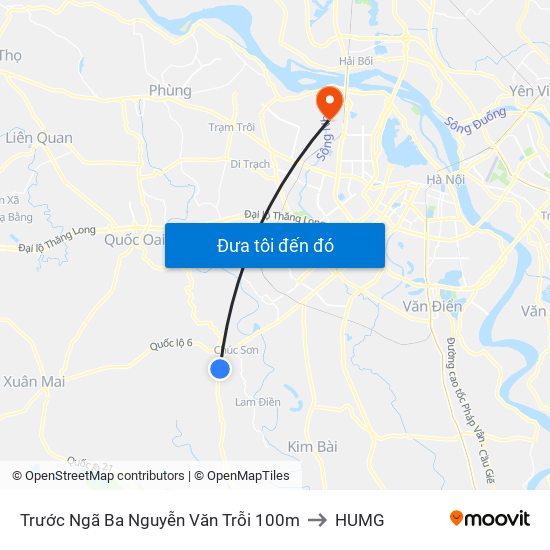 Trước Ngã Ba Nguyễn Văn Trỗi 100m to HUMG map