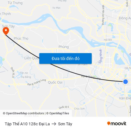 Tập Thể A10 128c Đại La to Sơn Tây map