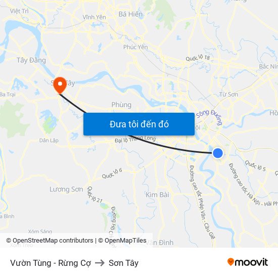 Vườn Tùng - Rừng Cợ to Sơn Tây map