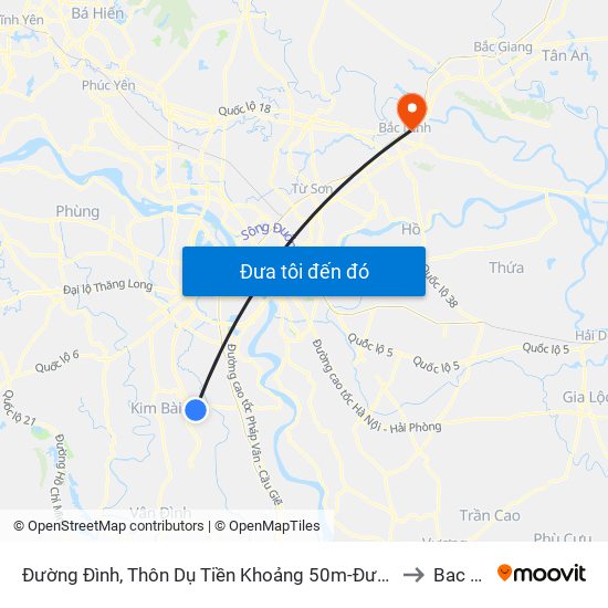 Đường Đình, Thôn Dụ Tiền Khoảng 50m-Đường Liên Thôn Xã to Bac Ninh map