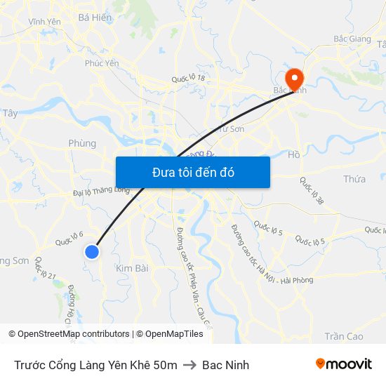 Trước Cổng Làng Yên Khê 50m to Bac Ninh map