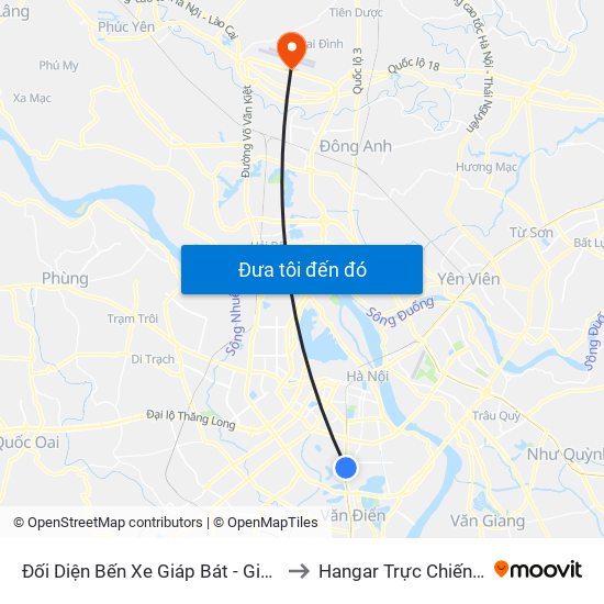 Đối Diện Bến Xe Giáp Bát - Giải Phóng to Hangar Trực Chiến E921 map