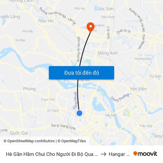 2b Phạm Văn Đồng to Hangar Trực Chiến E921 map