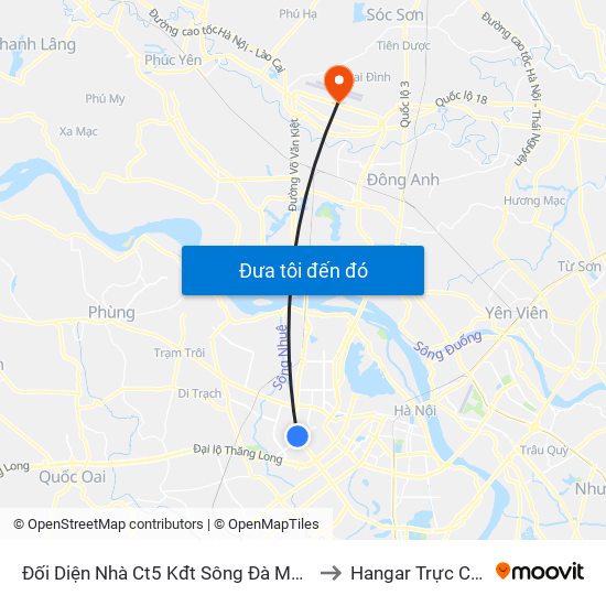 Đối Diện Nhà Ct5 Kđt Sông Đà Mỹ Đình - Phạm Hùng to Hangar Trực Chiến E921 map