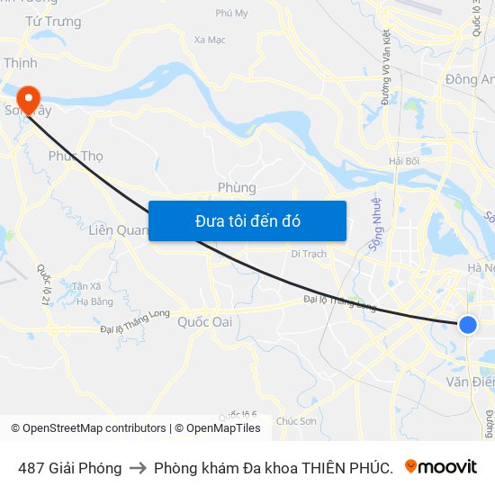 487 Giải Phóng to Phòng khám Đa khoa THIÊN PHÚC. map