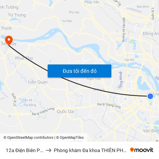 12a Điện Biên Phủ to Phòng khám Đa khoa THIÊN PHÚC. map