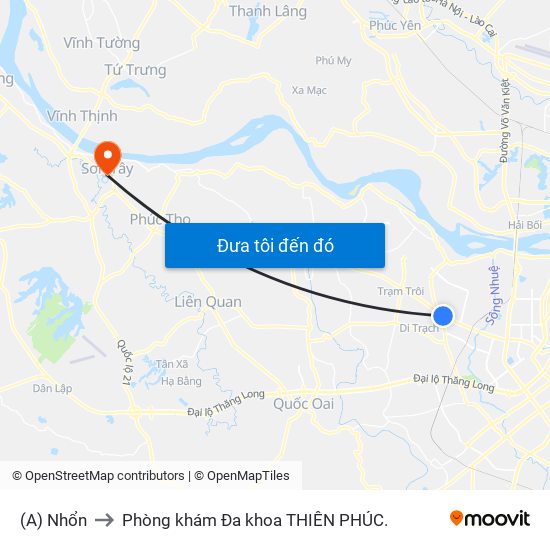 (A) Nhổn to Phòng khám Đa khoa THIÊN PHÚC. map