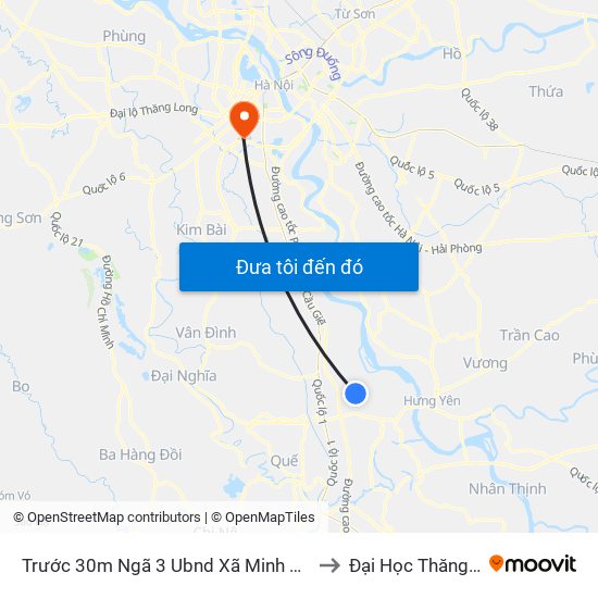 Trước 30m Ngã 3 Ubnd Xã Minh Tân - Dt428 to Đại Học Thăng Long map
