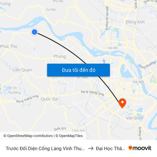 Trước Đối Diện Cổng Làng Vình Thuận - Xóm Trại 20m to Đại Học Thăng Long map