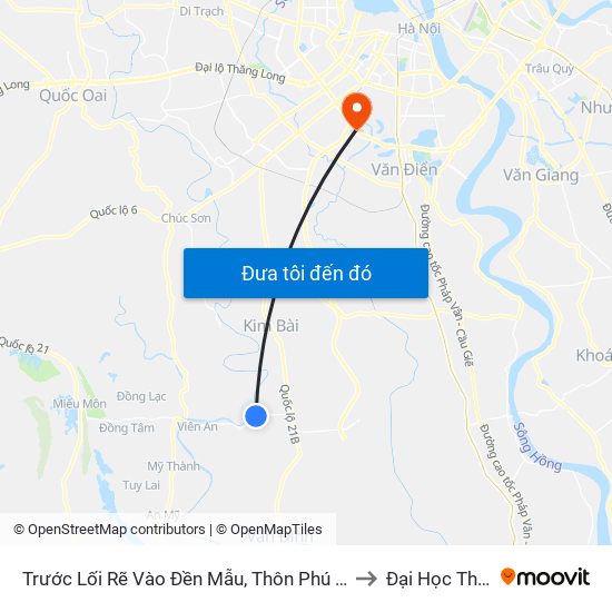 Trước Lối Rẽ Vào Đền Mẫu, Thôn Phú Khang 80m - Tỉnh Lộ 429 to Đại Học Thăng Long map