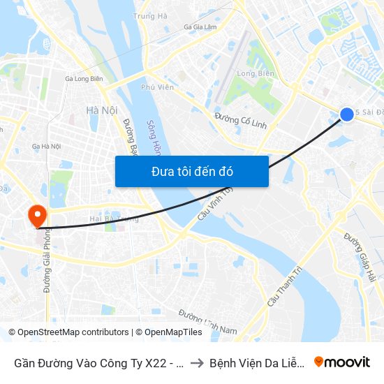 Gần Đường Vào Công Ty X22 - 705 Nguyễn Văn Linh to Bệnh Viện Da Liễu Trung Ương map