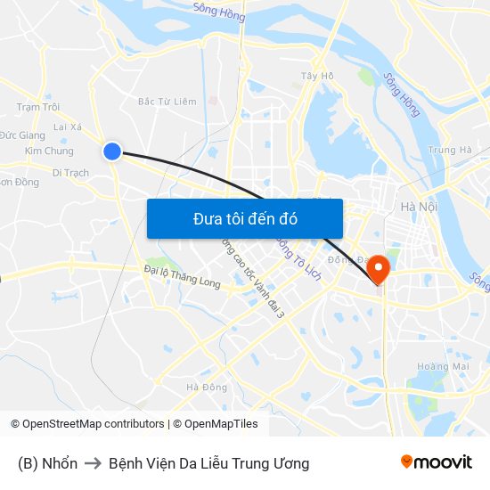 (B) Nhổn to Bệnh Viện Da Liễu Trung Ương map