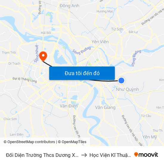 Đối Diện Trường Thcs Dương Xá - Đường Ỷ Lan to Học Viện Kĩ Thuật Quân Sự map