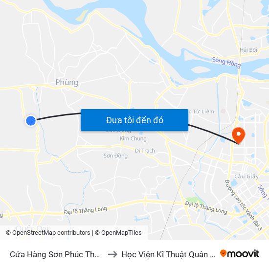 Cửa Hàng Sơn Phúc Thành to Học Viện Kĩ Thuật Quân Sự map