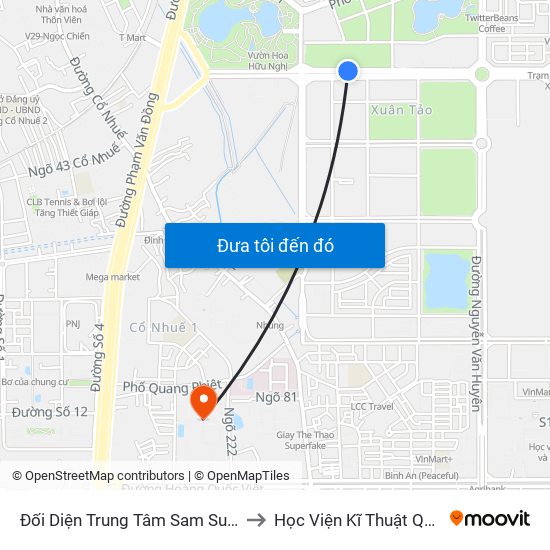 Đối Diện Trung Tâm Sam Sung R&D to Học Viện Kĩ Thuật Quân Sự map