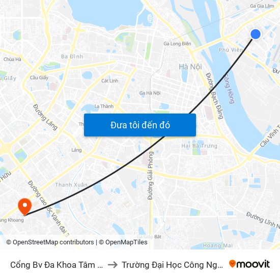 Cổng Bv Đa Khoa Tâm Anh Đường Phú Hựu to Trường Đại Học Công Nghệ Giao Thông Vận Tải map