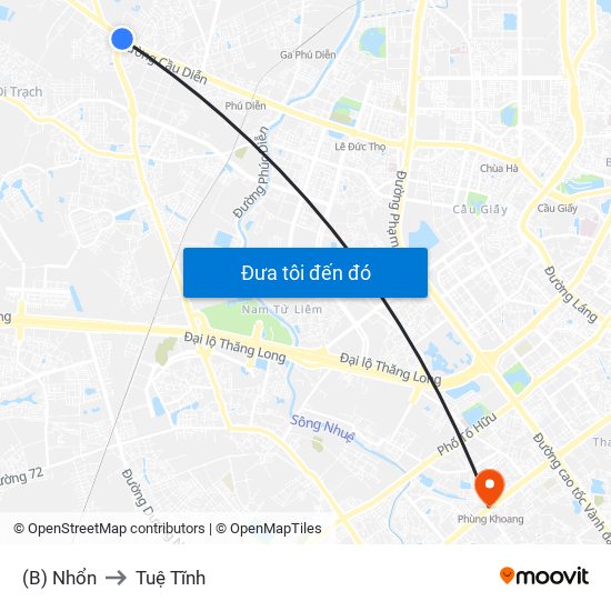 (B) Nhổn to Tuệ Tĩnh map