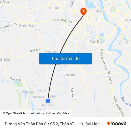 Đường Vào Thôn Dân Cư Số 2, Thôn Vĩnh Xương Thượng, Xã Mỹ Thành Khoảng 50m to Đại Học Ngoại Thương map