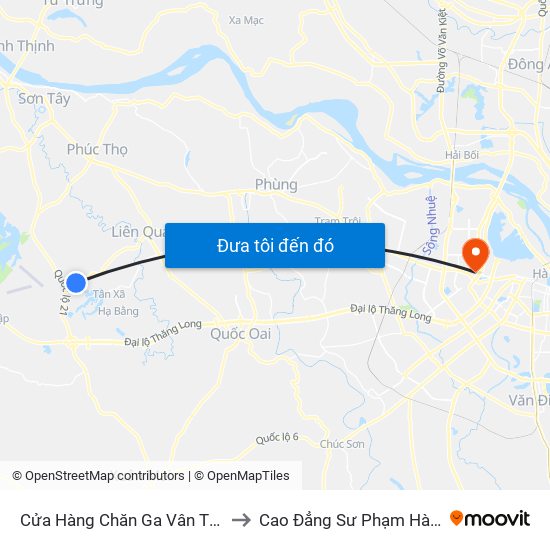 Cửa Hàng Chăn Ga Vân Thành to Cao Đẳng Sư Phạm Hà Nội map