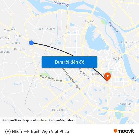 (A) Nhổn to Bệnh Viện Việt Pháp map