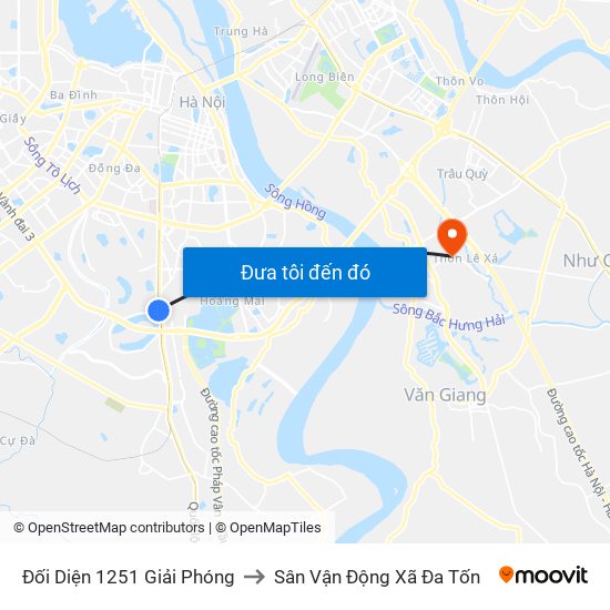 Đối Diện 1251 Giải Phóng to Sân Vận Động Xã Đa Tốn map