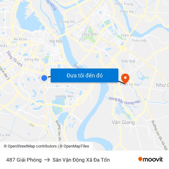 487 Giải Phóng to Sân Vận Động Xã Đa Tốn map